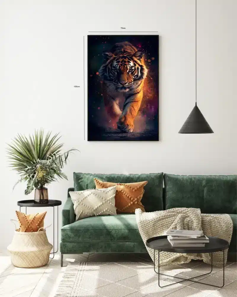 Tiger In Motion Plakat