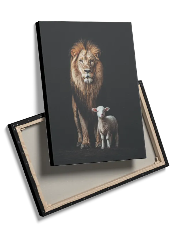 Lion And Lamb Plakat