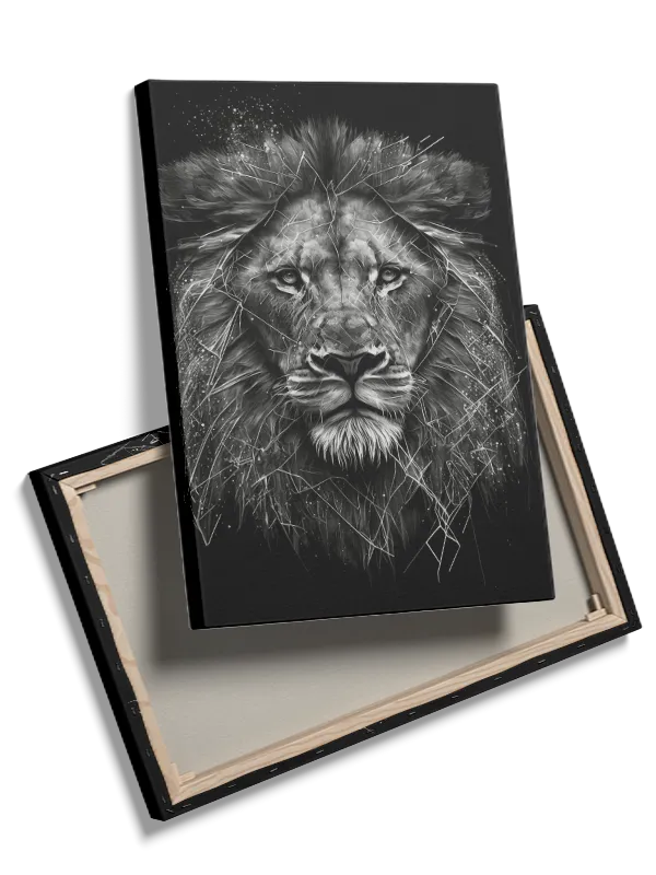 Lion Abstract Plakat