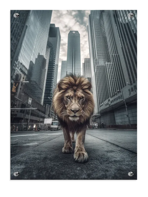 Lion Urban Plakat