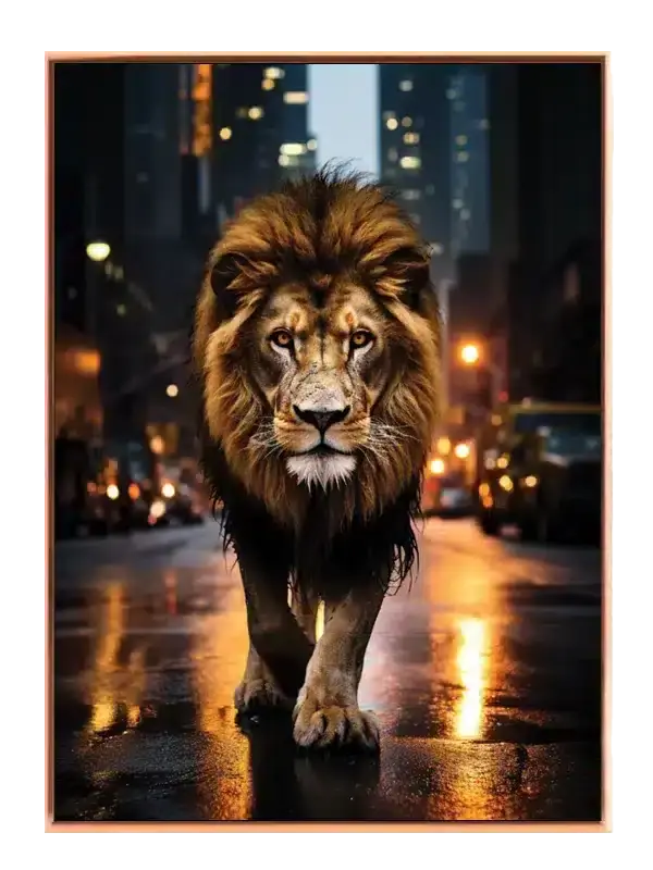 Lion Urban Walk Plakat
