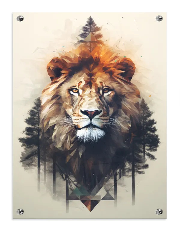 Lion Forest Plakat