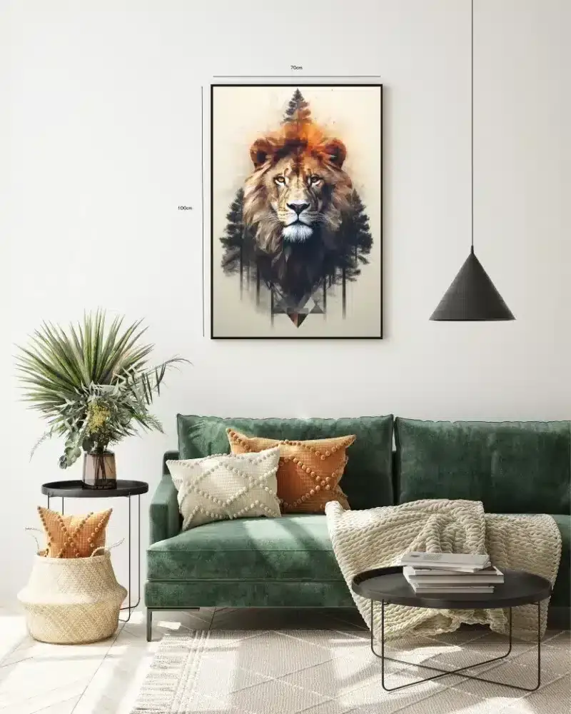 Lion Forest Plakat