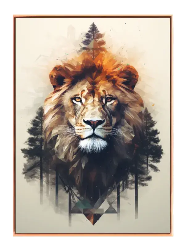 Lion Forest Plakat