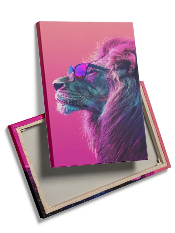 Lion With Sunglasses Plakat