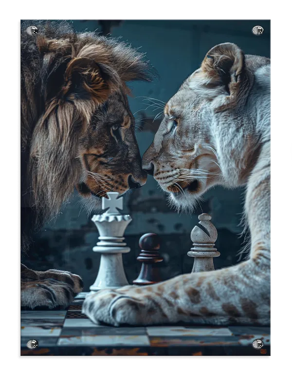 Lion Pair Plakat