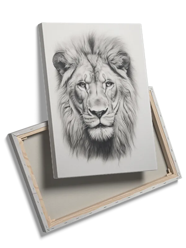 Lion Head Closeup Plakat