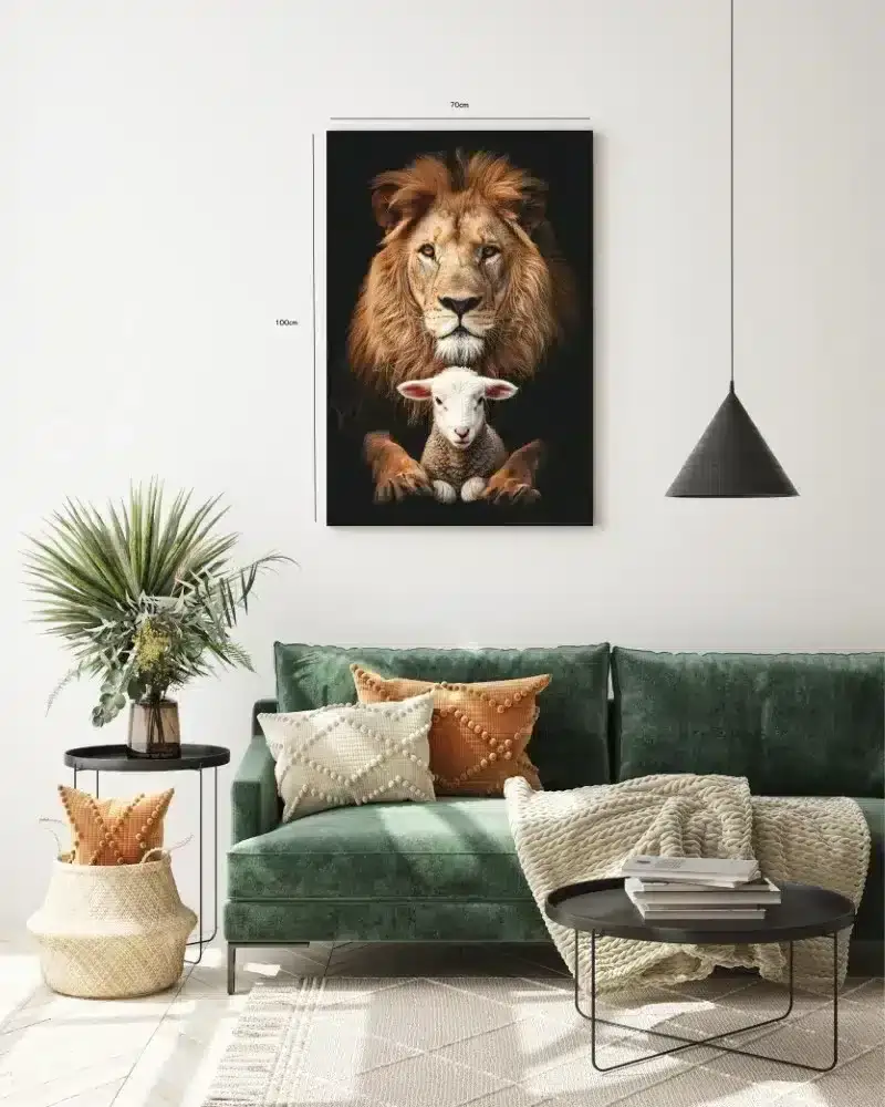 Lion With Plakat