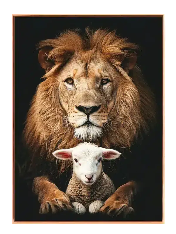 Lion With Plakat