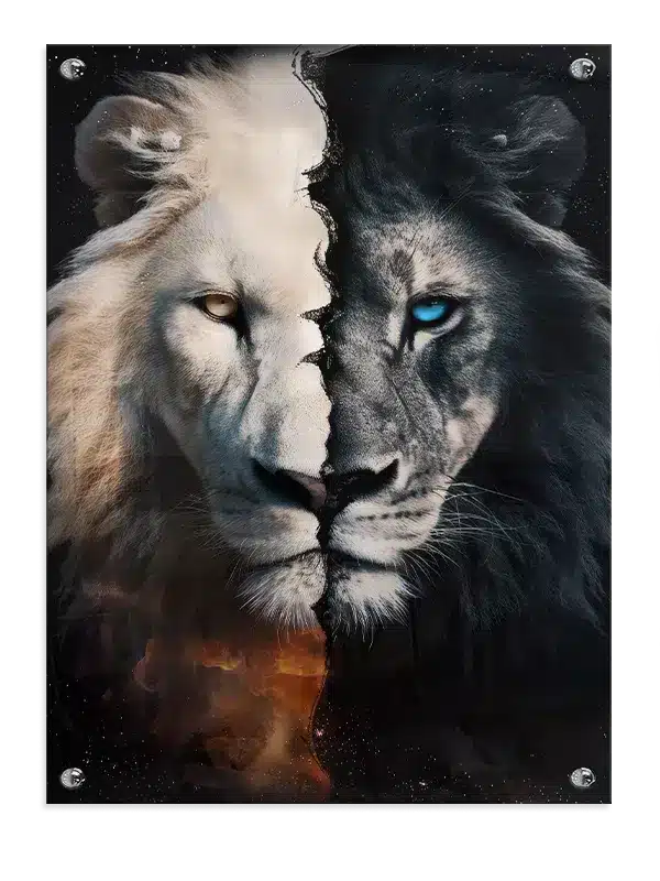 White And Plakat