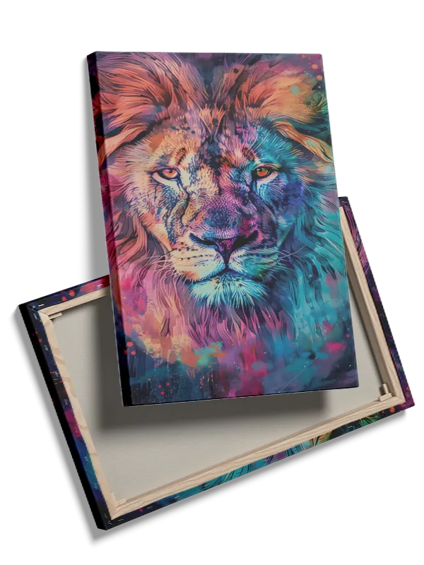 Colorful Lion Plakat