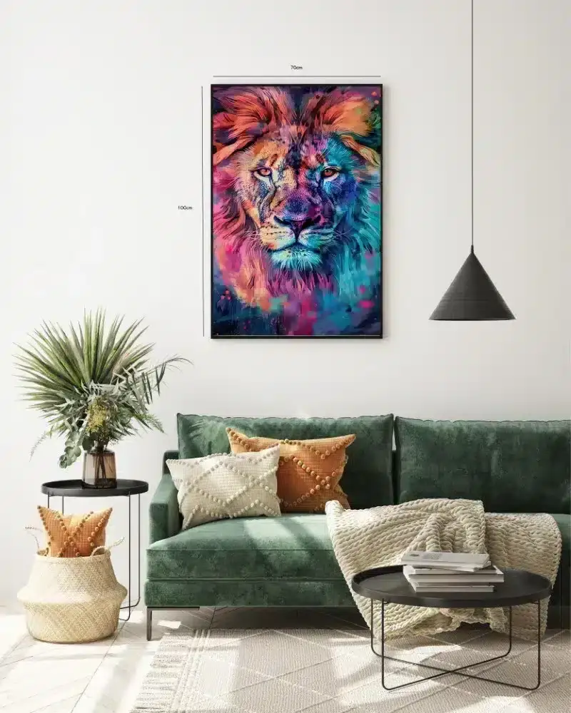 Colorful Lion Plakat