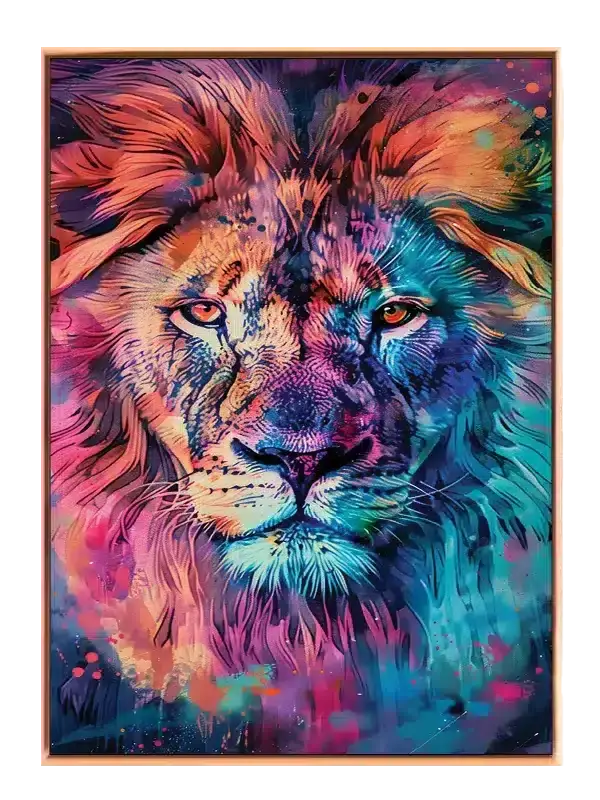 Colorful Lion Plakat