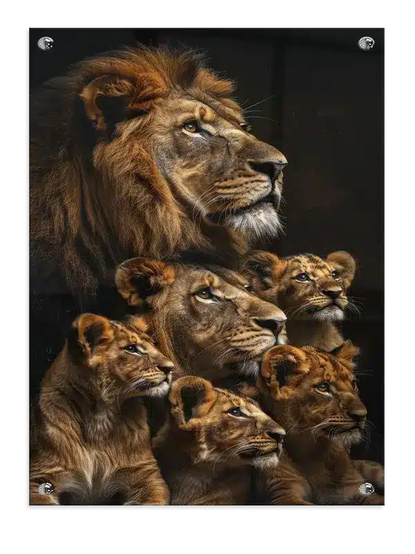 Lion Family Plakat