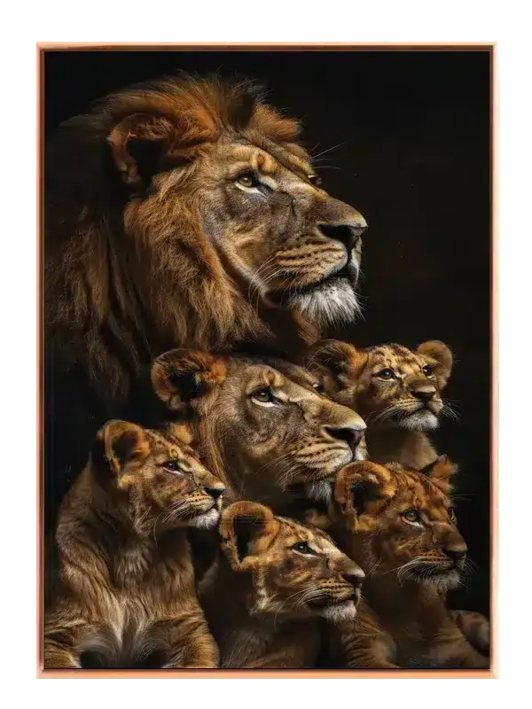 Lion Family Plakat