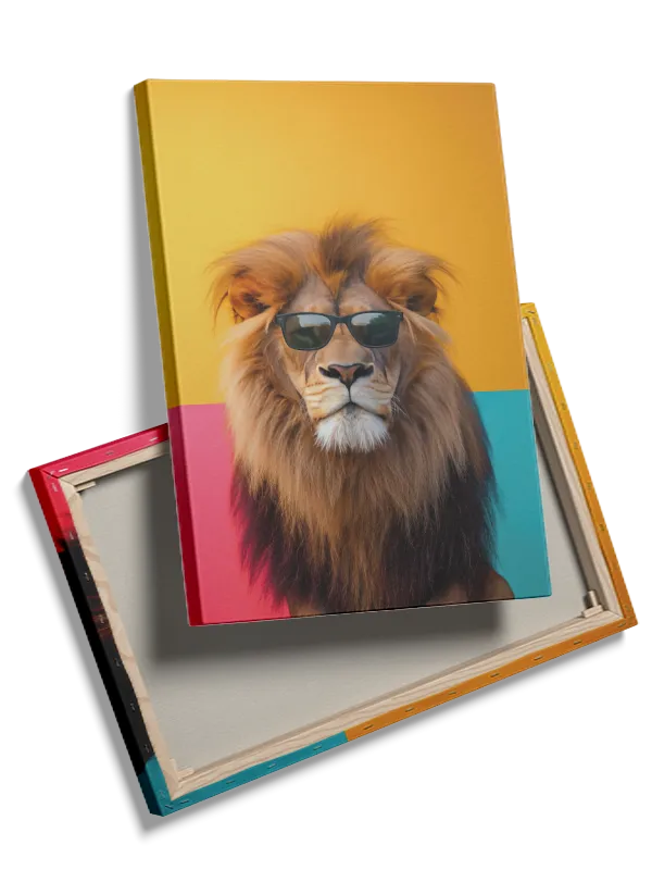 Lion With Sunglasses No1 Plakat