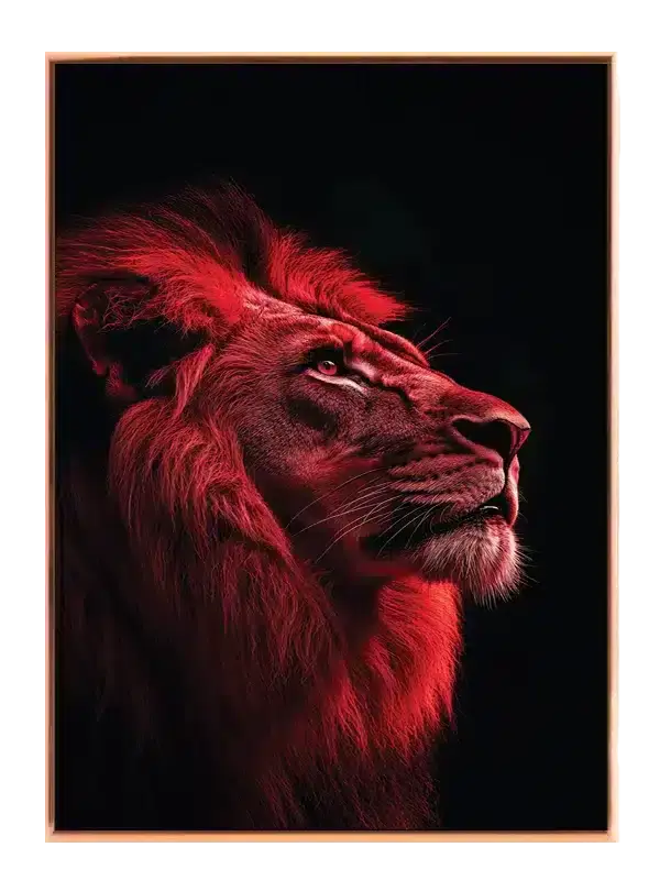 Lion Red Light Plakat