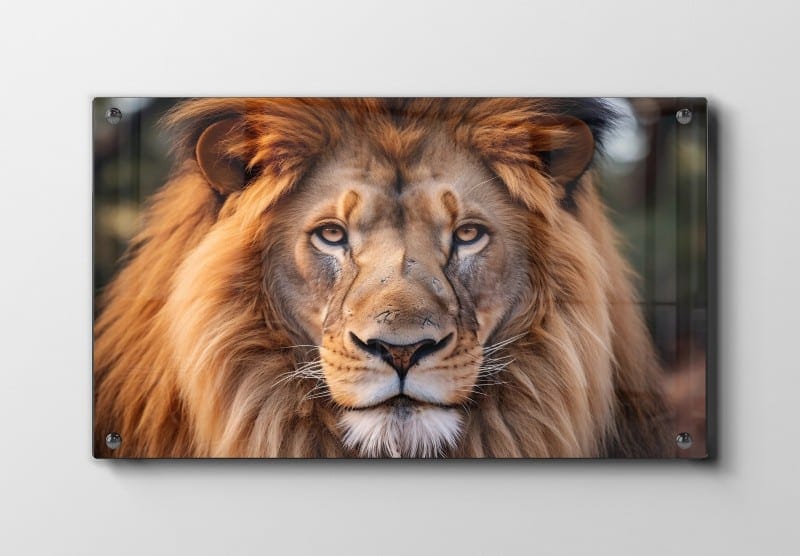 Lion Face I No2 Plakat