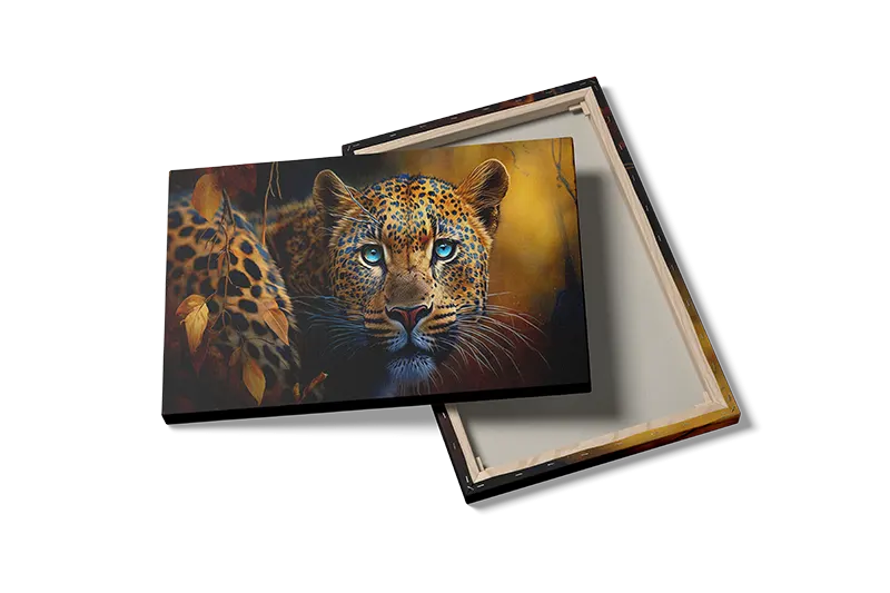 Leopard With Blue Eyes Plakat