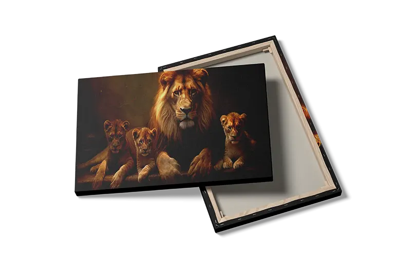 Lion Family Plakat