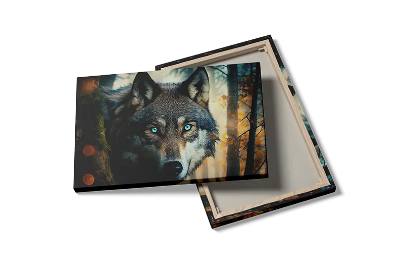 Wolf In Forest Plakat