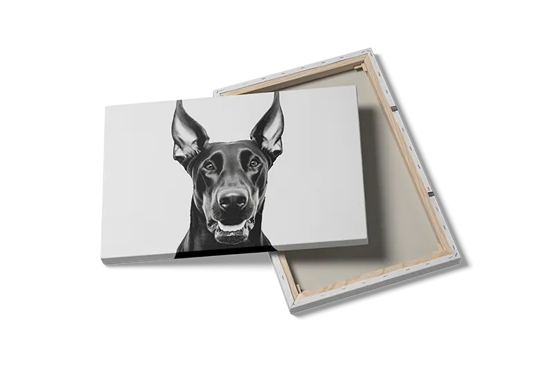Hund Doberman Plakat