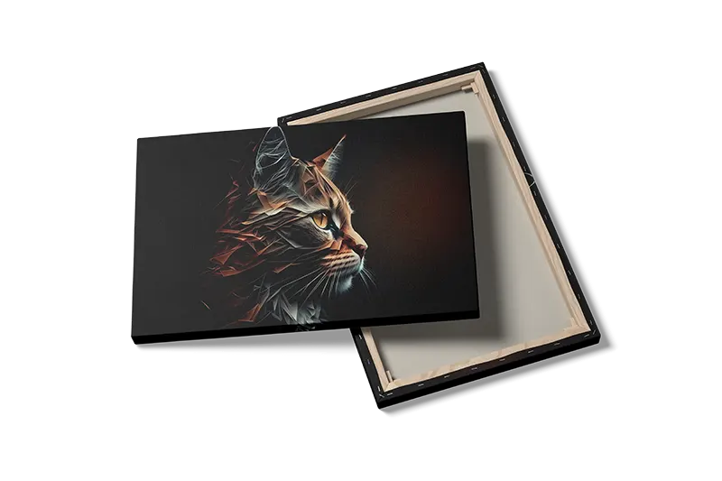 Tabby Cat Profile Plakat