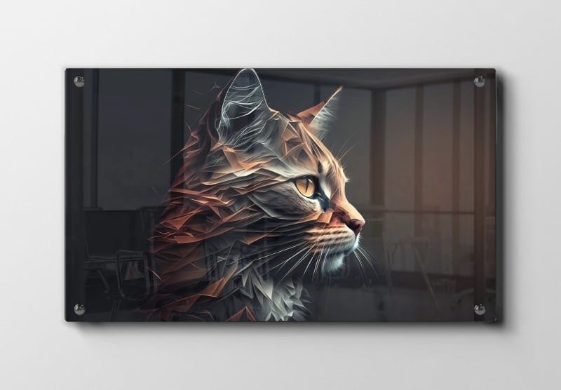 Tabby Cat Profile Plakat