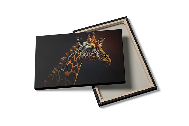 Giraffe Head Plakat