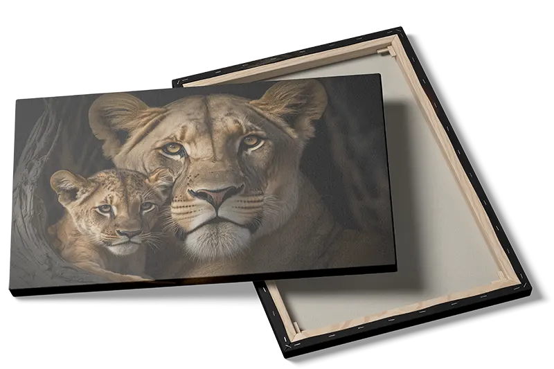 Lioness With Plakat