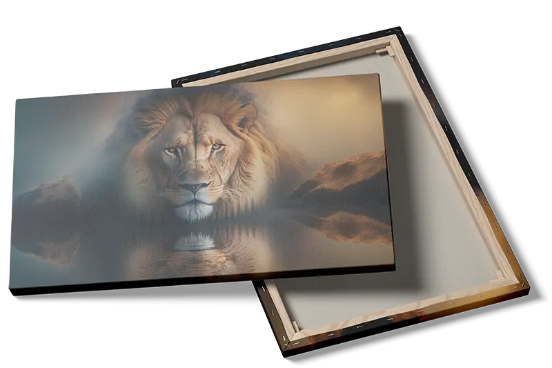 Lion Reflection Plakat