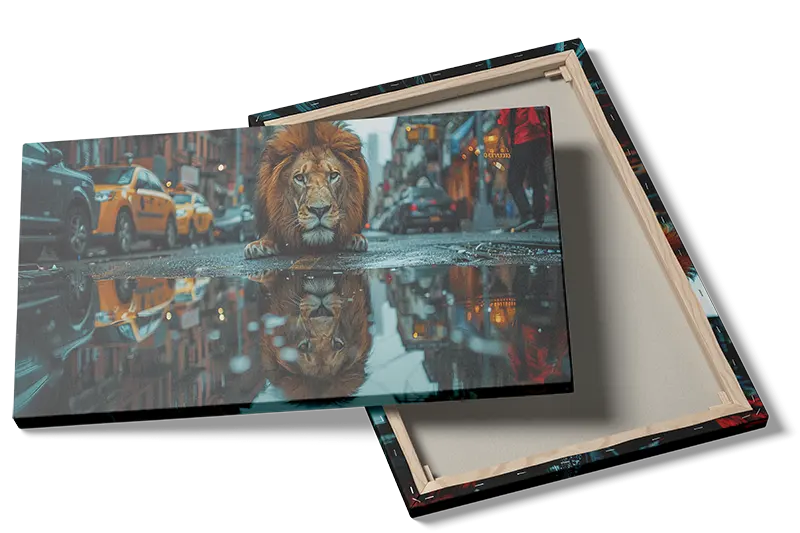 Lion Urban Reflection Plakat