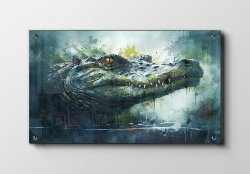 Crocodile Head Plakat