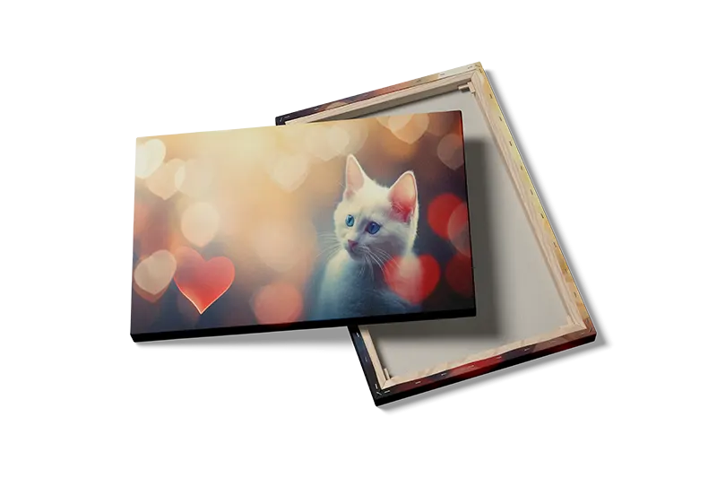 White Kitten Plakat