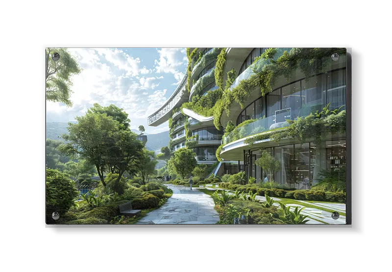 Grøn Oase i Moderne Arkitektur