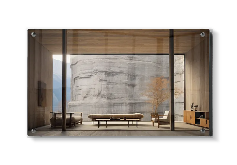 Moderne Minimalisme med Naturskøn Udsigt