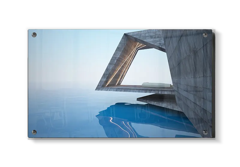 Futuristisk Arkitektur ved Havet
