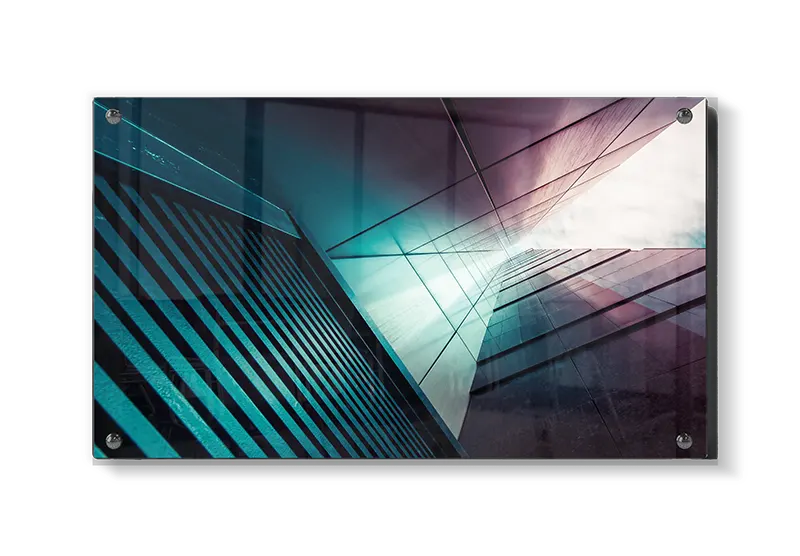 Futuristisk Bygningsperspektiv Plakat