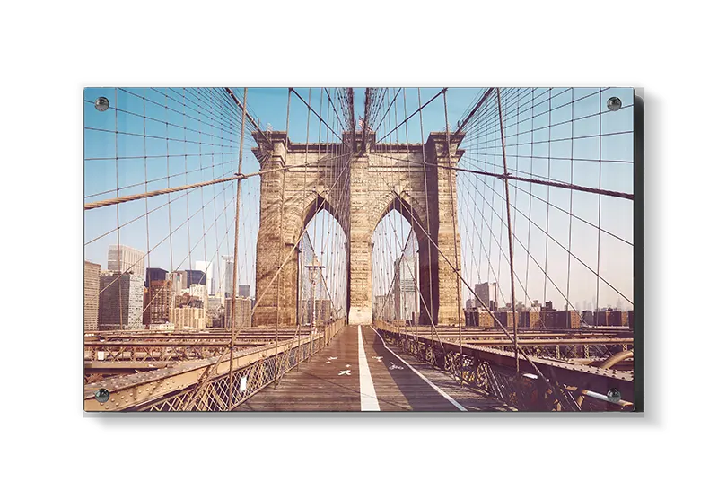 Brooklyn Bridge i Solskin