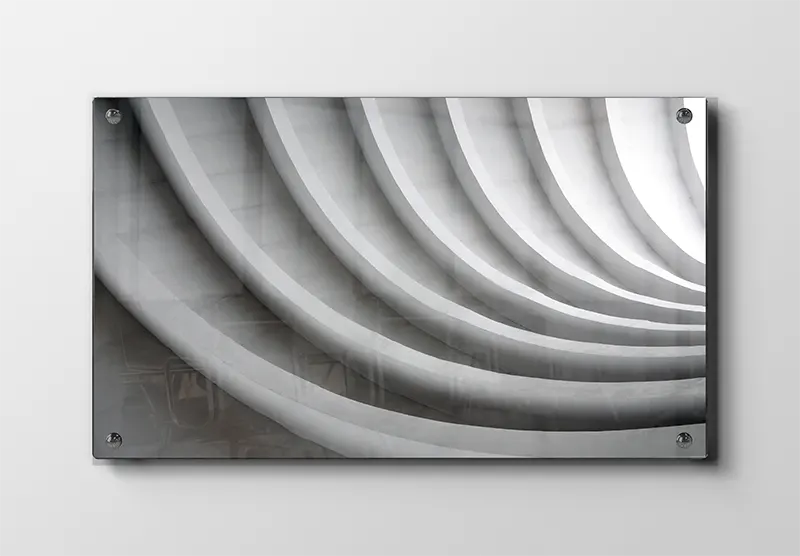 Moderne Arkitektoniske Kurver Plakat