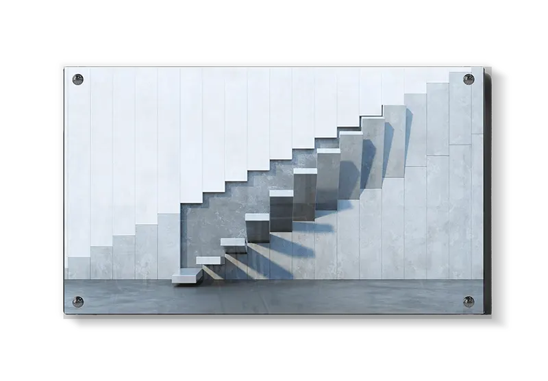 Moderne Trappekunst i Minimalistisk Stil