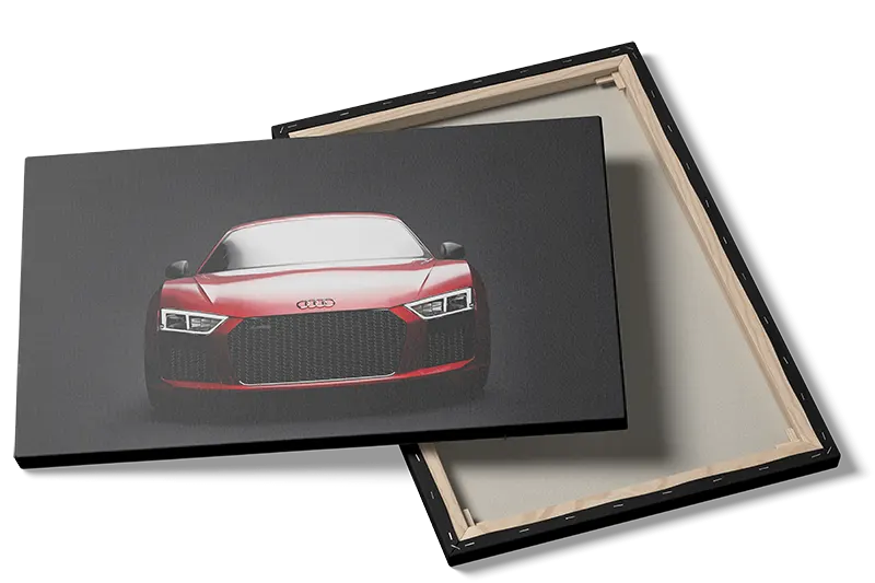 Rød Audi Sportsfront