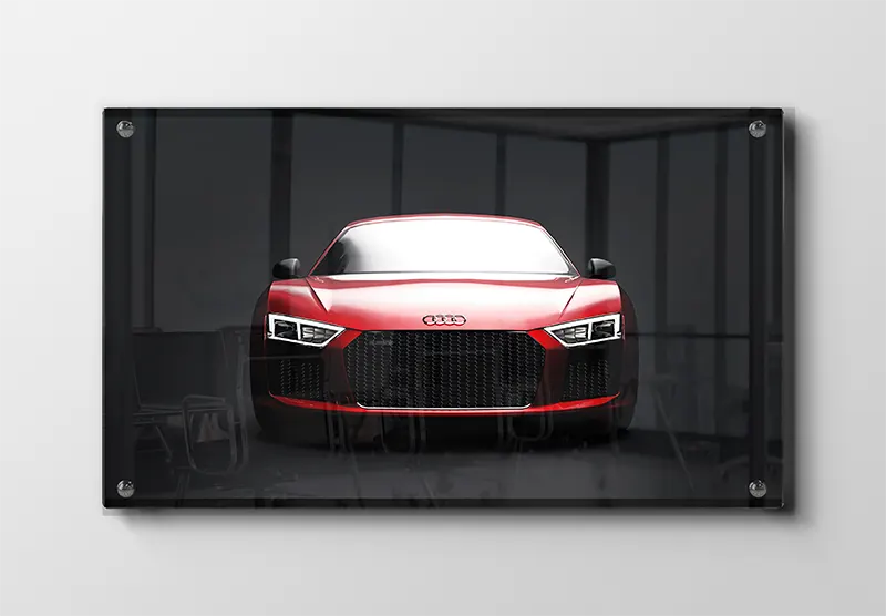 Rød Audi Sportsfront