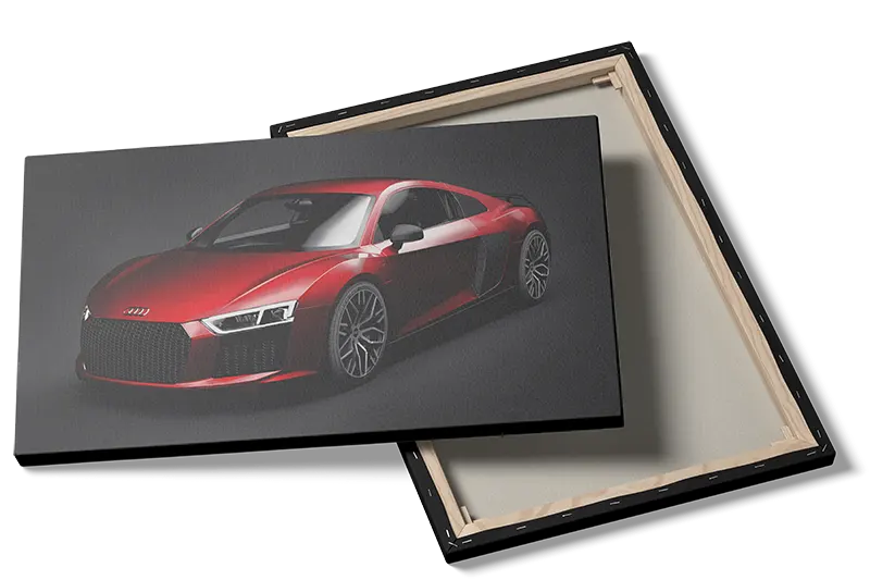 Rød Audi Sport Coupé