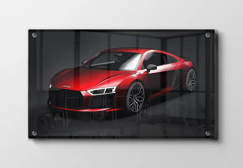Rød Audi Sport Coupé