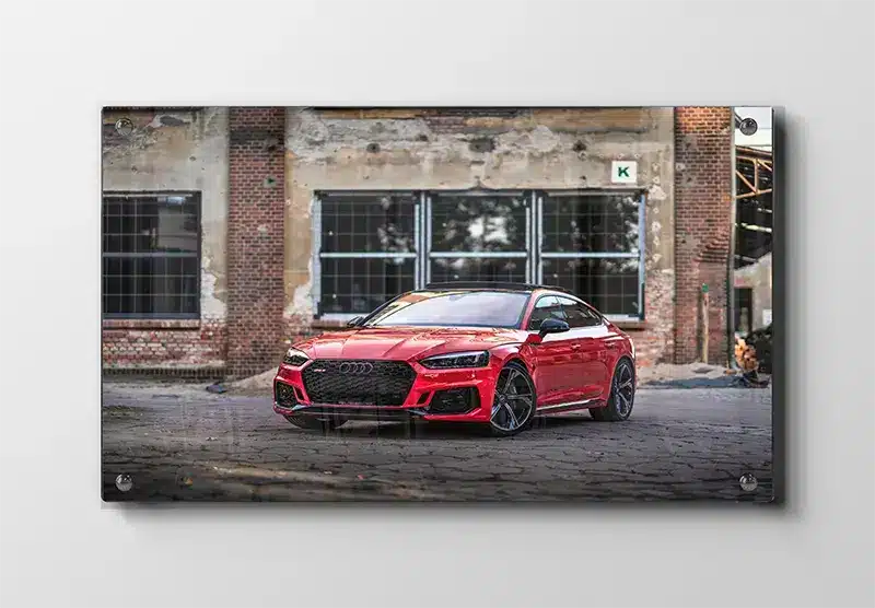 Audi Sporty Rød Coupé