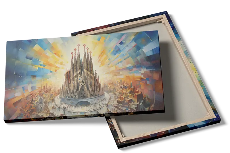 Futuristic Cityscape With Cathedral
