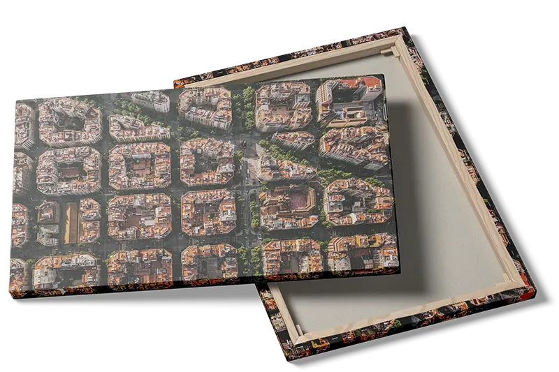 Aerial View Urban Grid