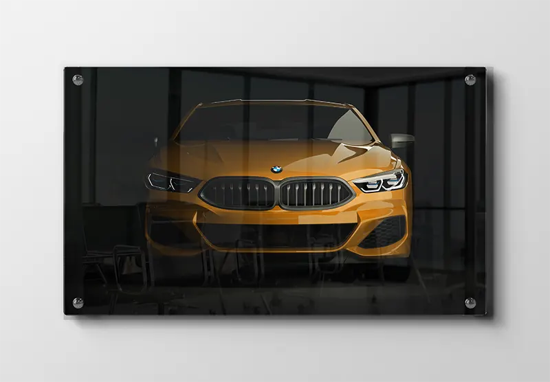 Bmw M Frontlys Plakat