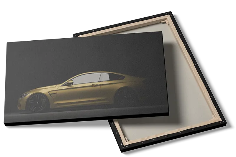 Bmw M4 I Guld Plakat